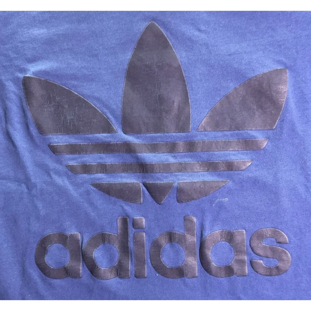Adidas Trefoil Puff Print T-Shirt Men's Size Medium